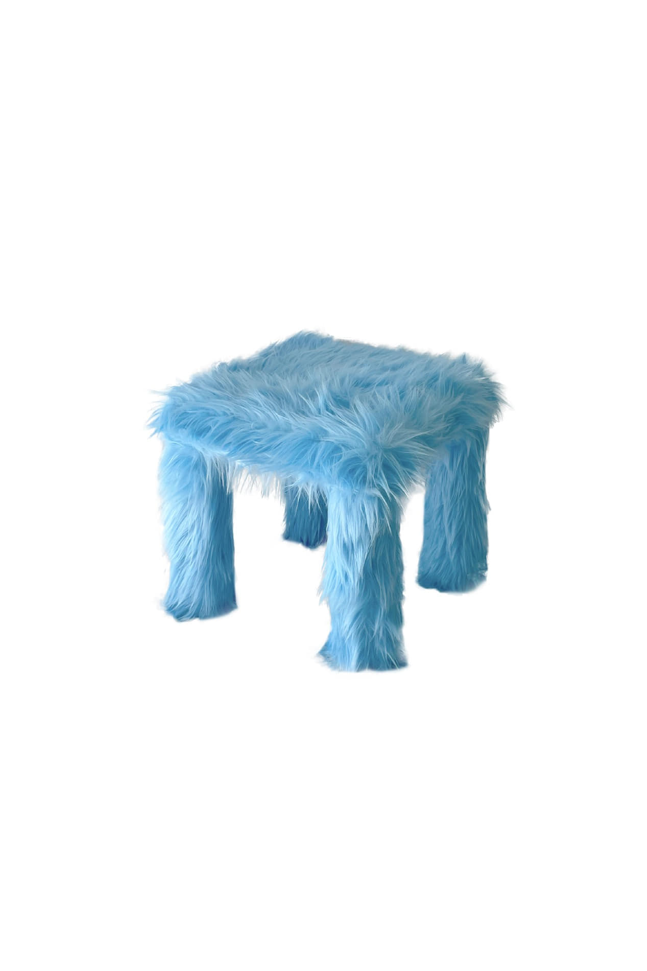furry table M (sky blue)