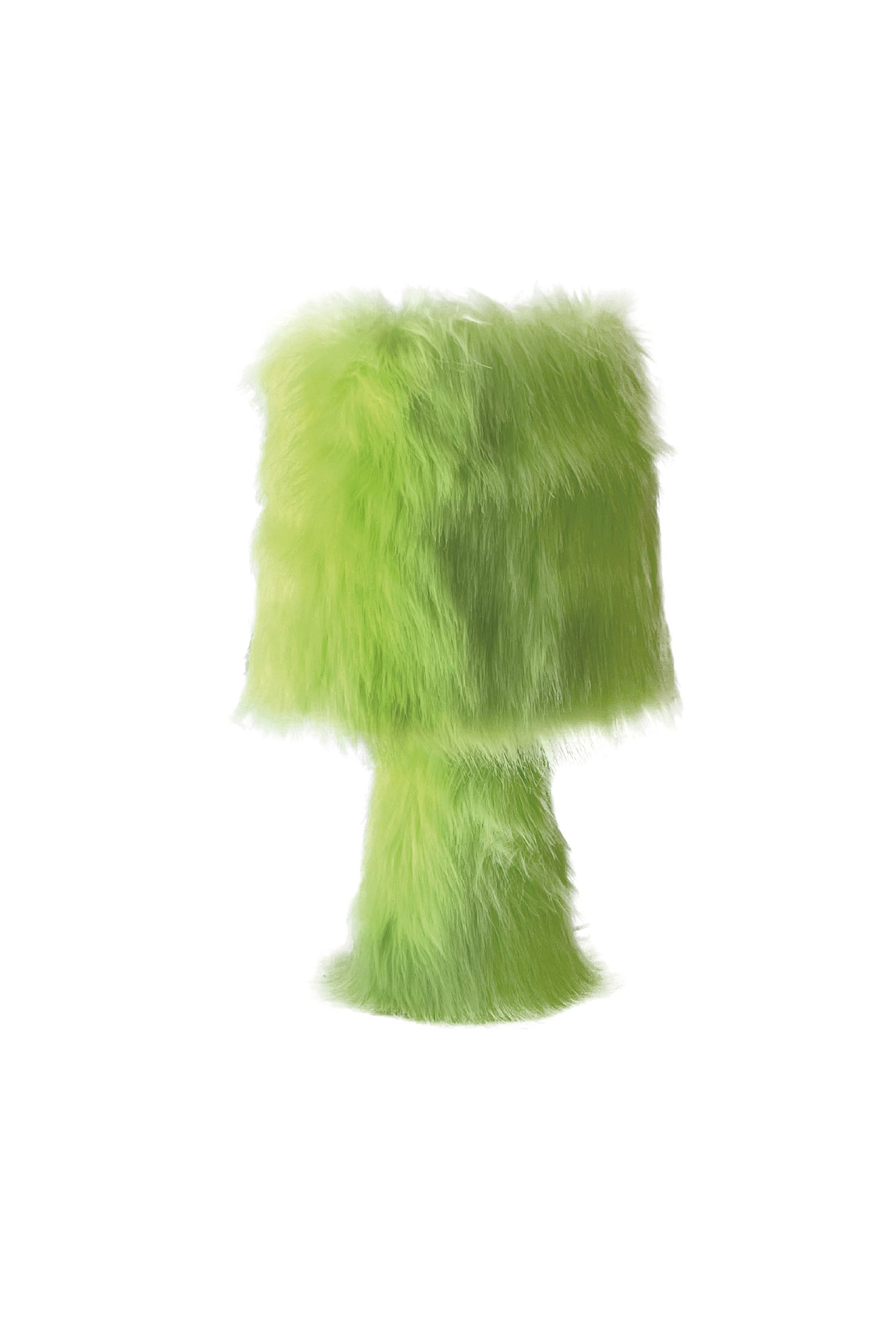 furry lamp (green)